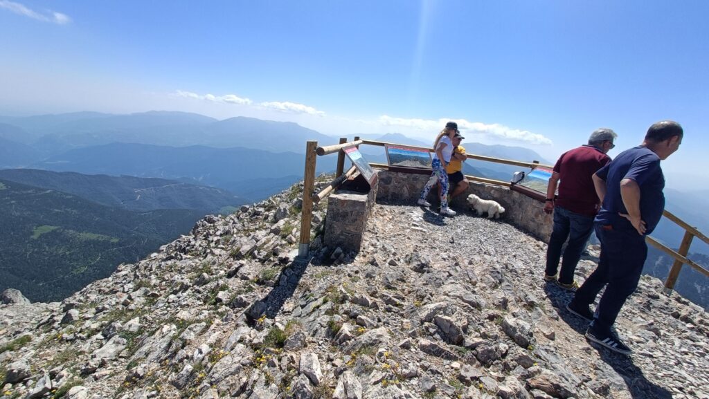 Lookout point at Tossa d'Alp