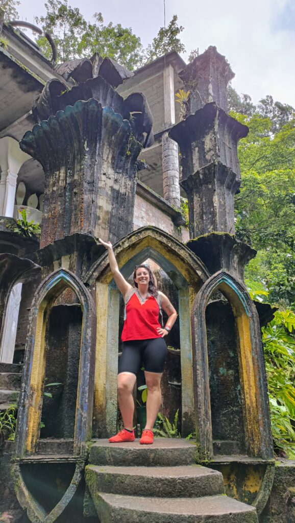 surreal castle in Xilitla