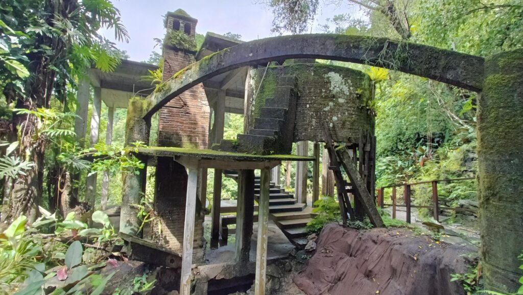 surreal castle  in Xilitla