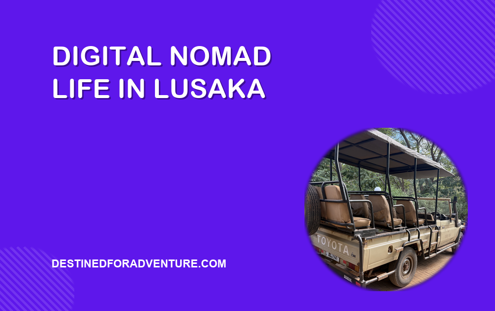  Digital Nomad Life & Glow-Up in Lusaka: Safaris, Self-Care, and Night Shift Hustles